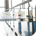 Flat glass balustrading